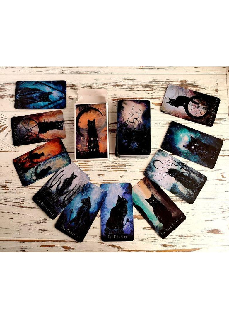 Карти Таро Примарного кота Haunted cat Tarot (351372739)