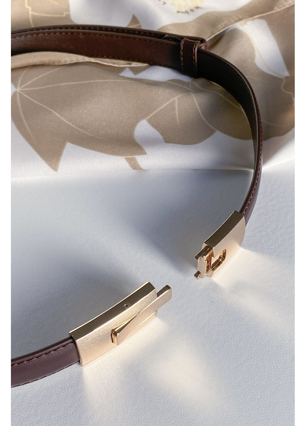 Пояс натуральная кожа тонкий CHICLY (368456124)