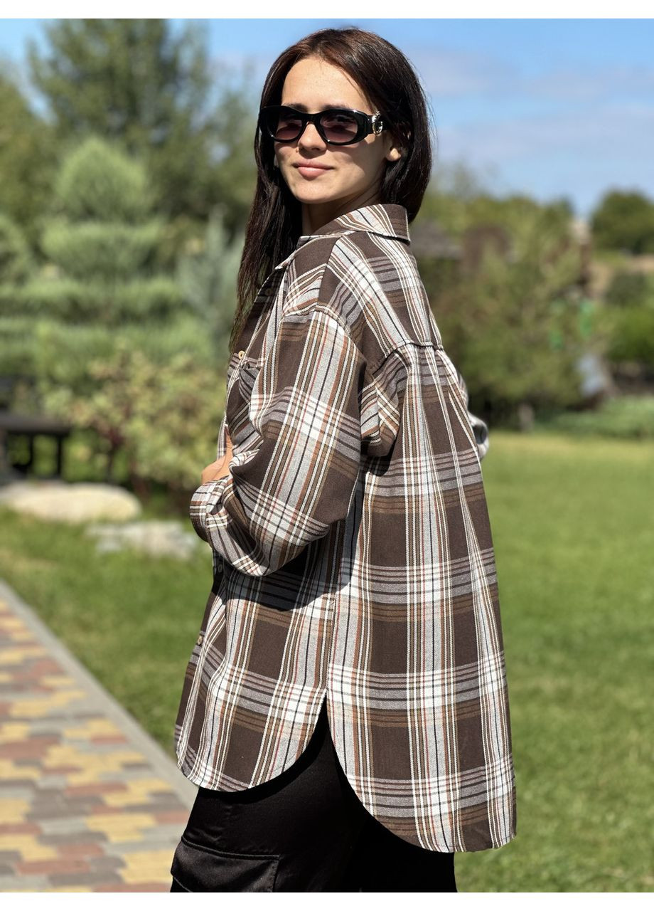 Кофейная рубашка Maybel