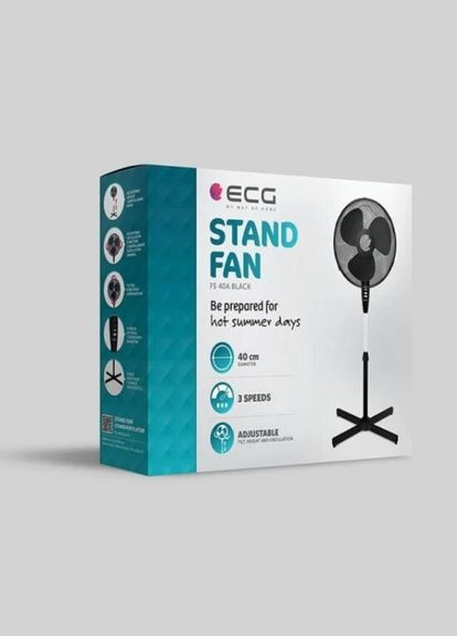 Вентилятор FS 40a Black ECG (343274682)