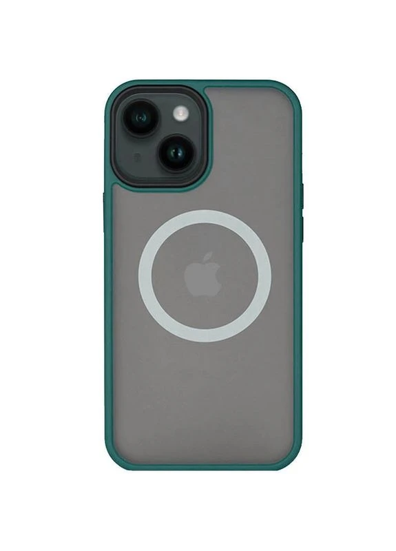 TPU+PC чехол Metal Buttons with MagSafe для Apple iPhone 13 (6.1") Epik (335073147)