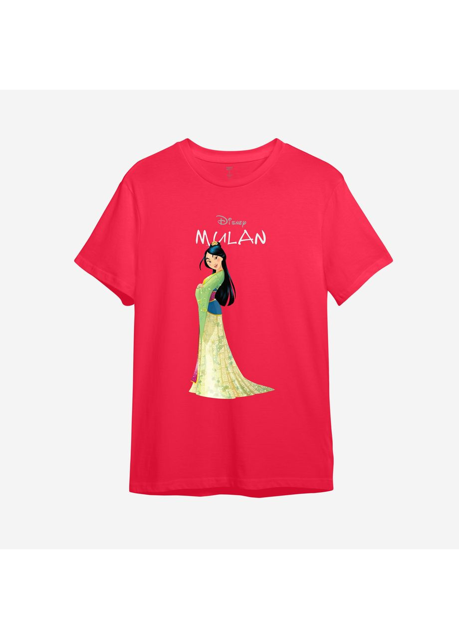 Красная демисезонная детская футболка с принтом "mulan / мулан" (10310048164) ТiШОТКА