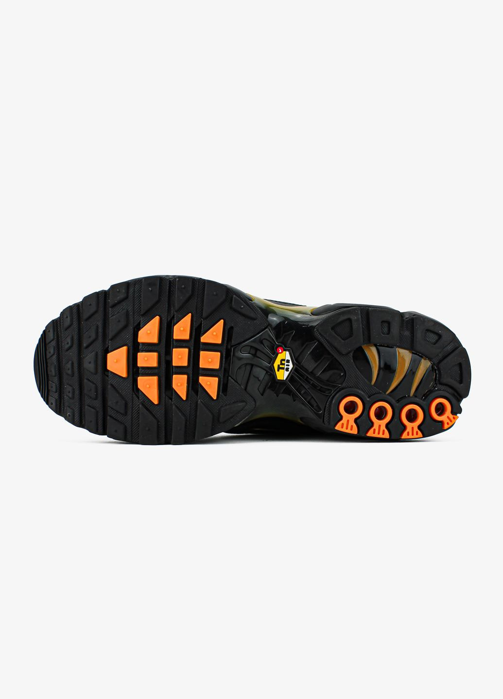 Черные демисезонные кроссовки мужские nike air max cordura black golf yellow | найк аир макс тн плюс черные No Brand