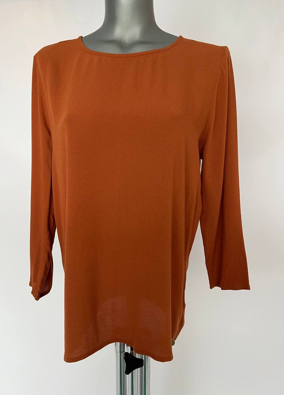 Коричнева блуза коричневий Tom Tailor