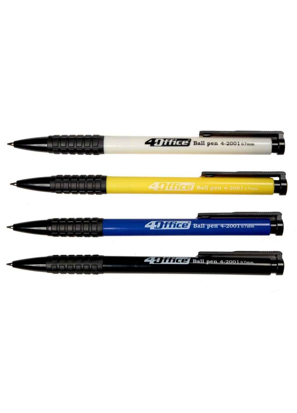 Ручка шариковая синий автоматическая 42001 ТМ 4Office (314517021)