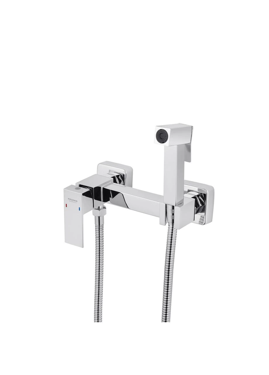 Набор для гигиенического душа со смесителем KRP Edelstahl Kubus - CHR052 Kroner (392905816)