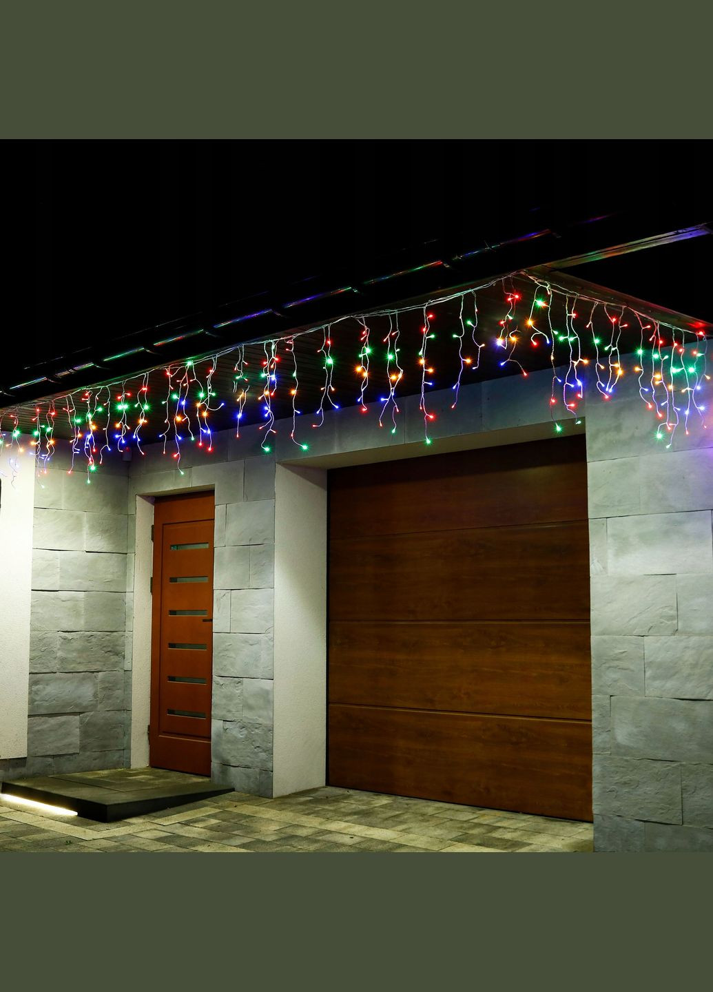 Гирлянда бахрома уличная (наружная) 12 м 300 LED Pilot CL307 Mix Springos (322062857)