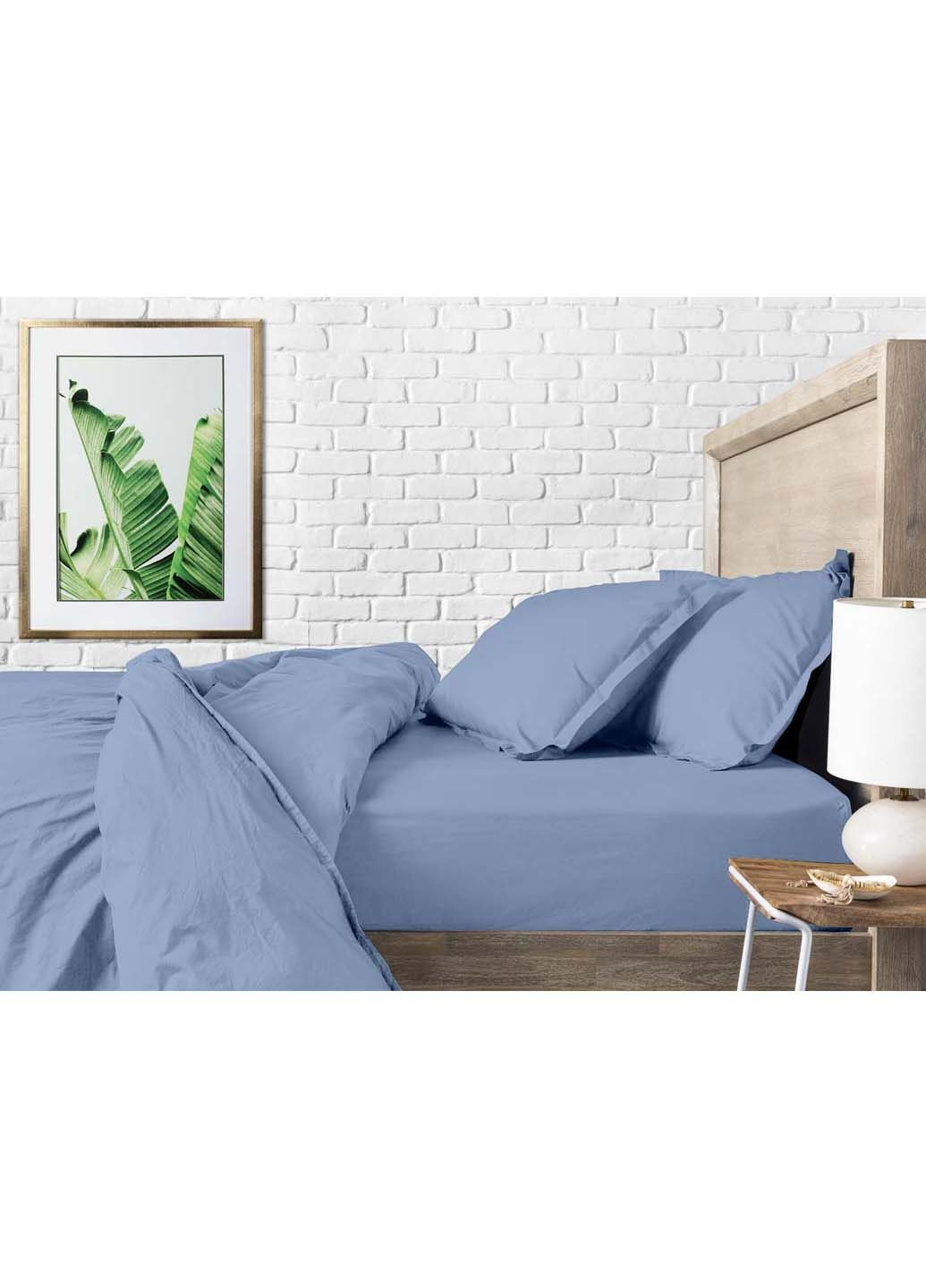 Двоспальна постіль з простирадлом на гумці Cloud CS1 180х220 см Cosas (307387552)
