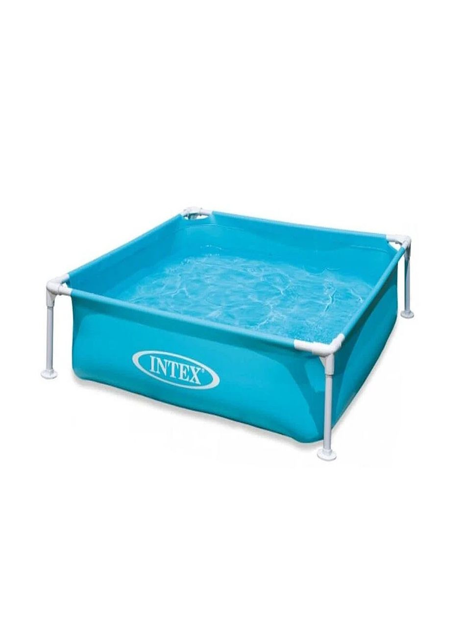 Бассейн каркасный 122х122х30 см цвет голубой 00-00001205 Intex (314888071)