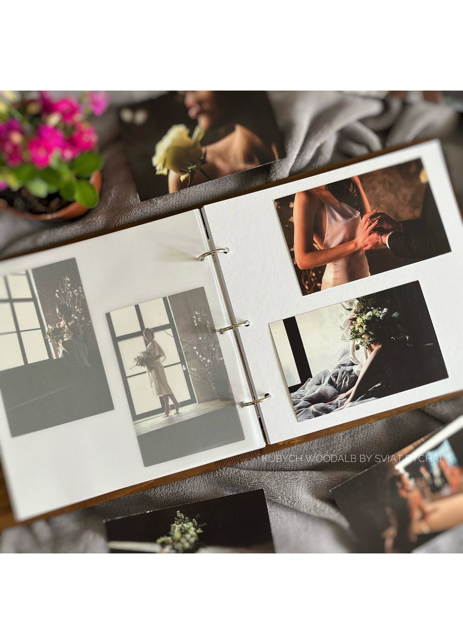 Унікальний фотоальбом з дерева для військових і цивільних | гравіювання руский воєнний корабль іди на... No Brand (370386886)