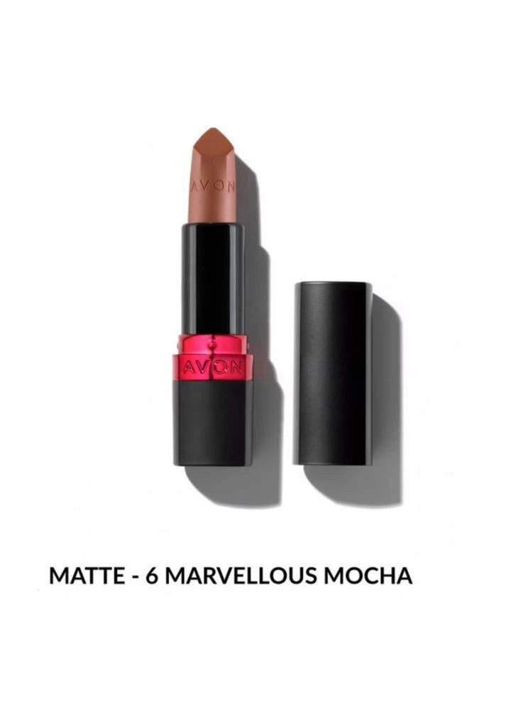 Увлажняющая матовая губная помада Ультра Marvellous Mocha Нежный мокко Avon (381174970)