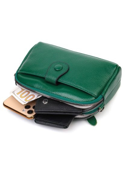 Сумка Из натуральной кожи Зеленая (22101) Vintage З натуральної шкіри Зелена (364630168)