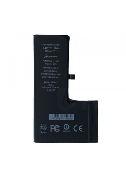 Аккумулятор усиленный ALPHAC ULTIMA для iPhone Xs 3050 м*Ач 120-130% Alpha-H (293346016)