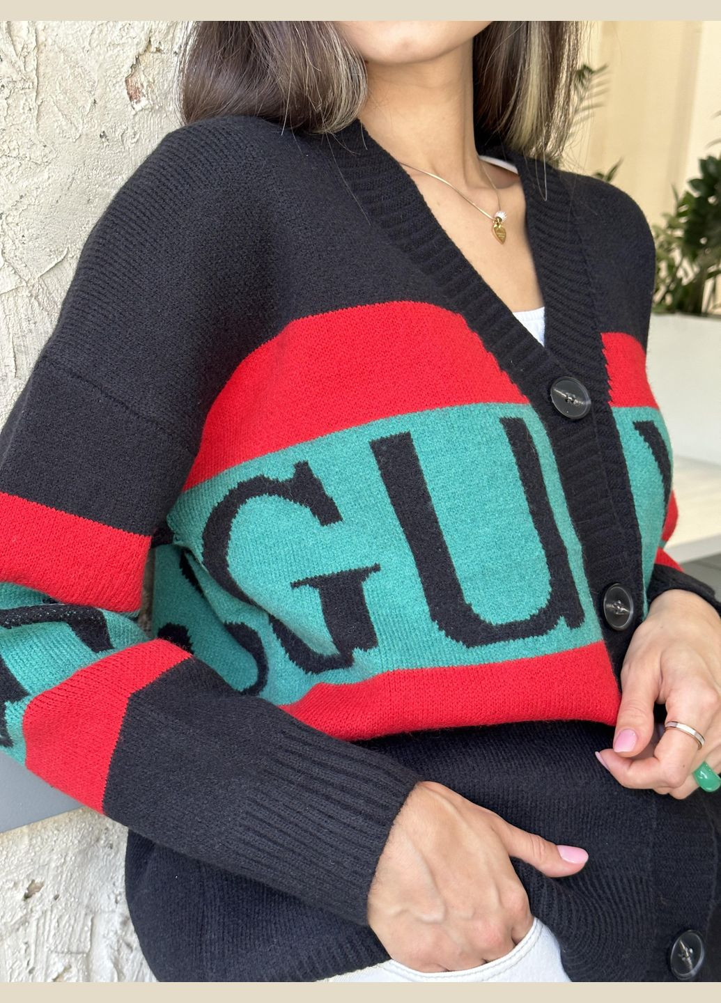 Жіночий в'язаний кардиган на гудзиках (-kardigan-238) MarSe (334894232)