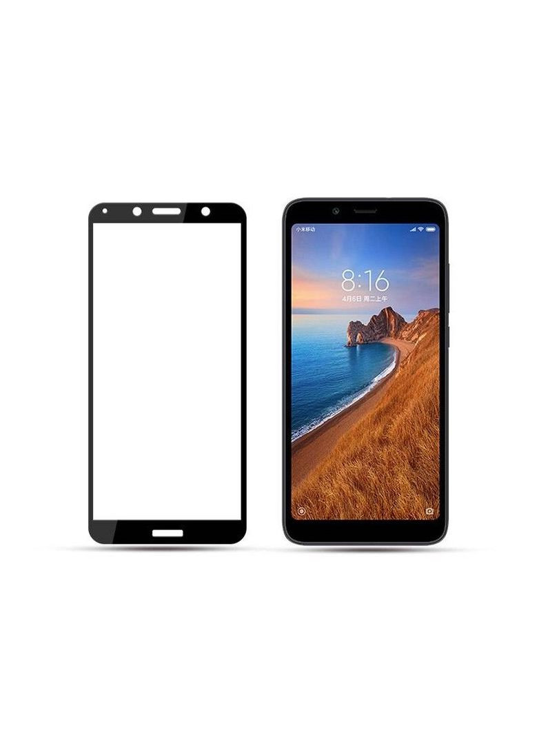 Защитное стекло для Xiaomi Redmi 7A Full Glue 5D Black (0.33 мм) Mocolo (324234412)