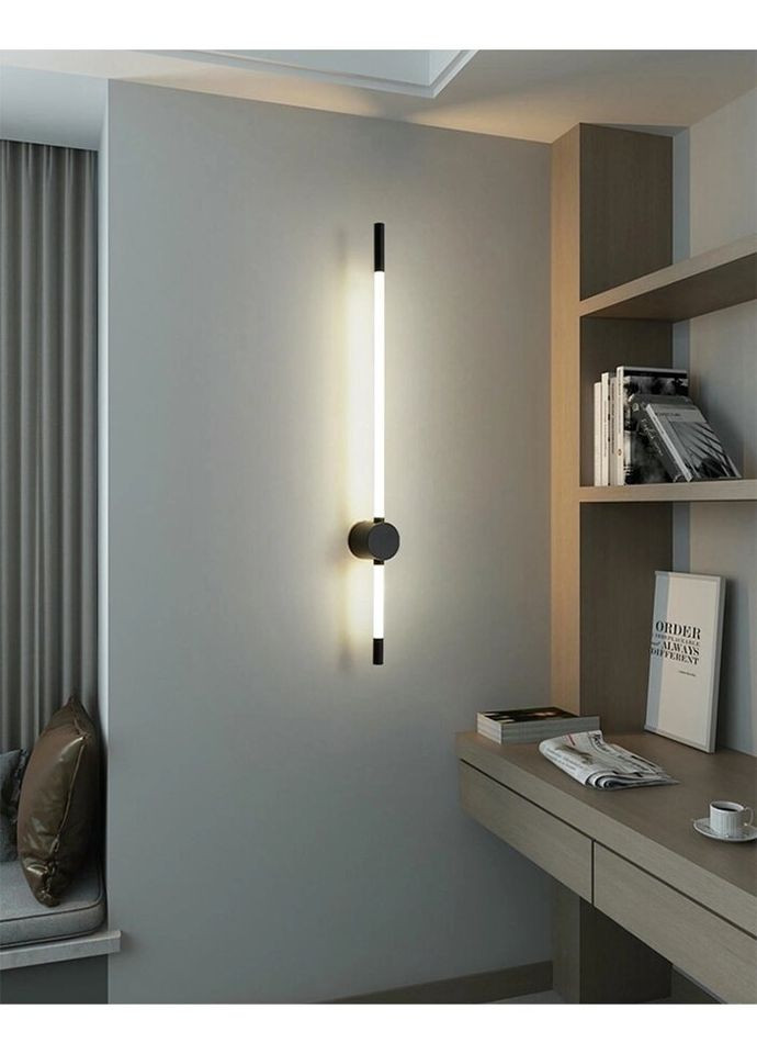 Бра LED 27026 Чорний 9х6х60 см. Sunnysky (335972396)