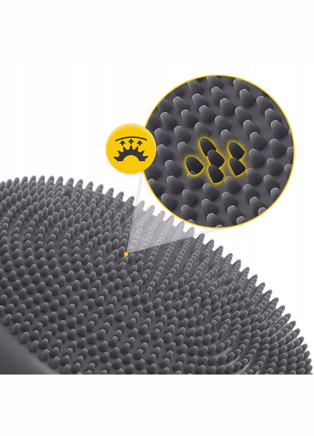 Балансировочная подушка-диск PRO+ 33 см сенсомоторная, массажная Grey () 4FIZJO P-5907739314475 (345712757)