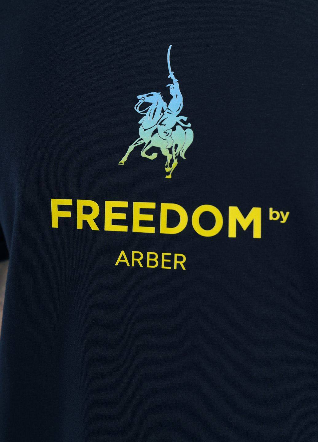 Синя футболка унісекс freedom синя Arber T-SHIRT FF19