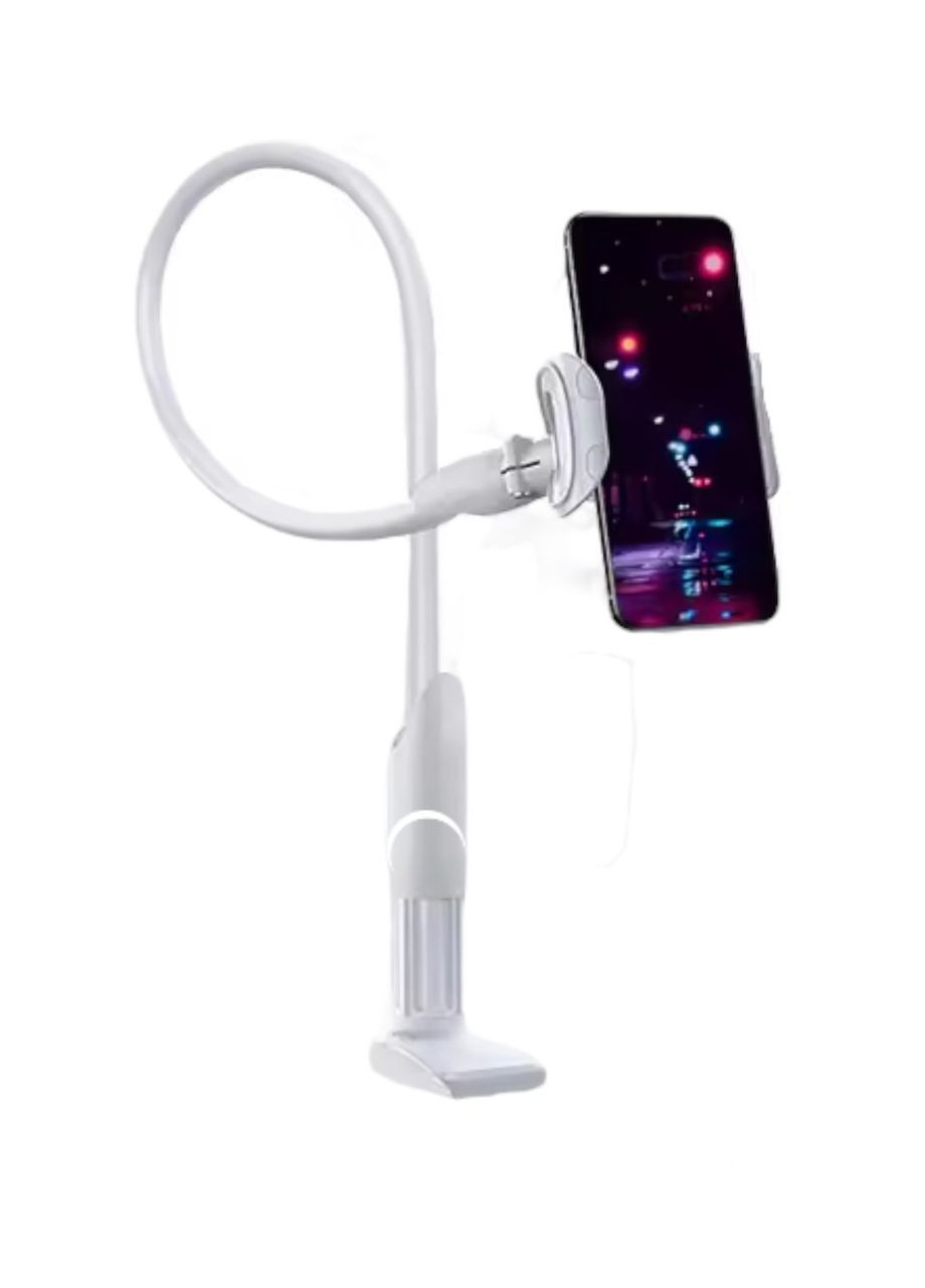 Гибкий держатель для телефона с прищепкой IVY 85 см Flexible Mobile Holder White VHG (334305026)