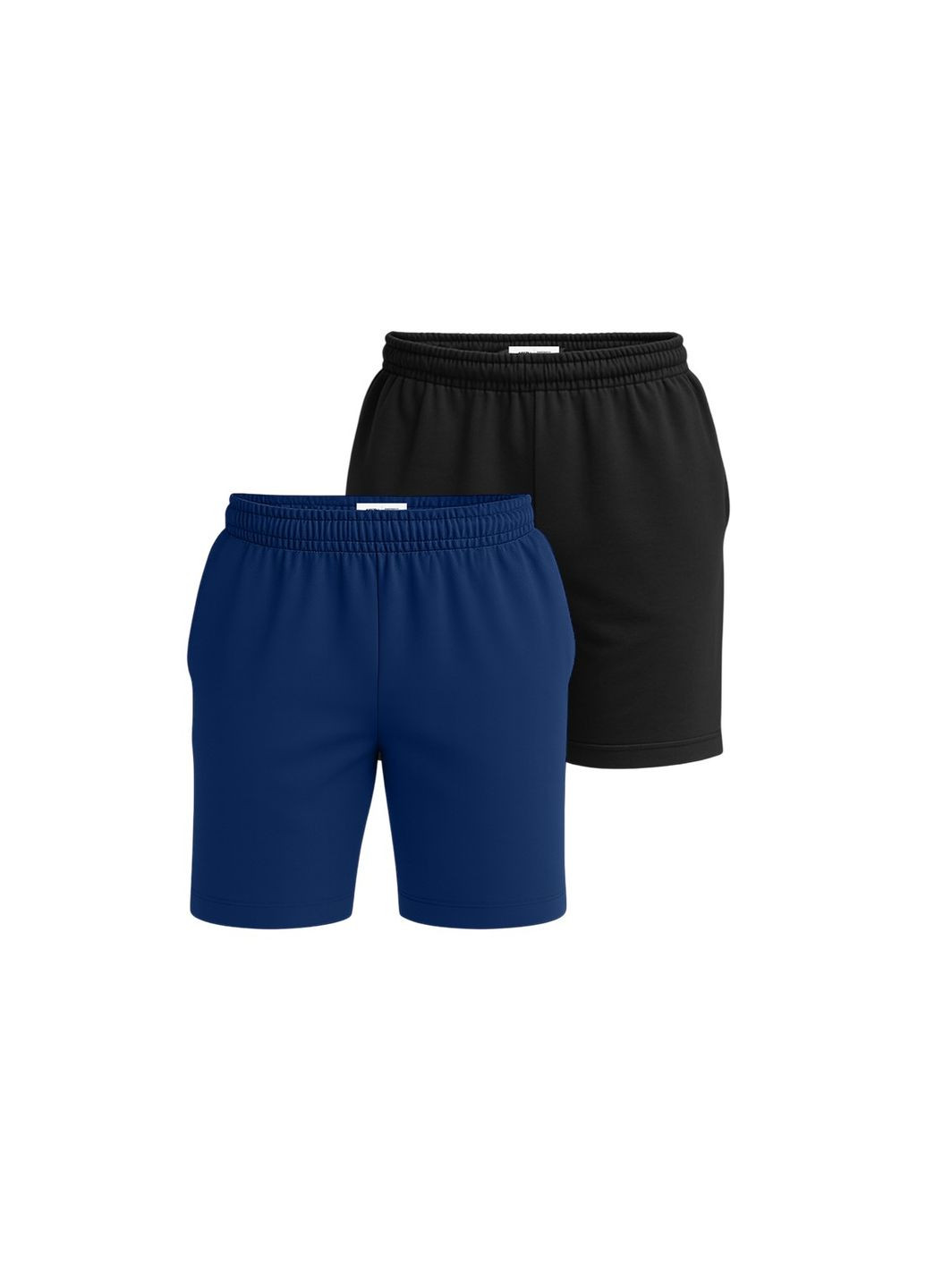 Набор базовые мужские шорты 2 шт, Темно-синий/Черный (U0701M-Blue-Black) RAY Basic (344899432)
