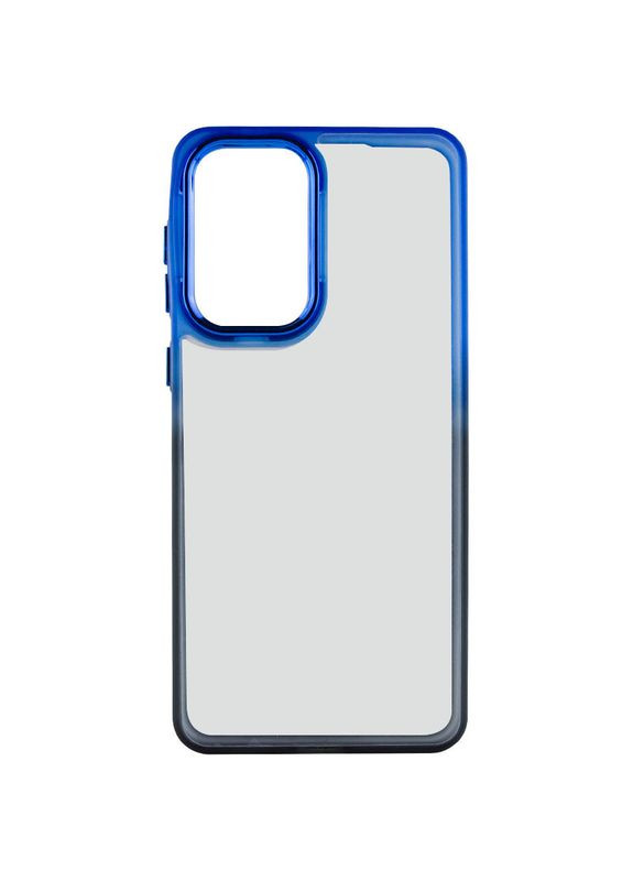 Чехол TPU+PC Fresh sip series для Samsung Galaxy A55 Черный / Синий No Brand (360879268)