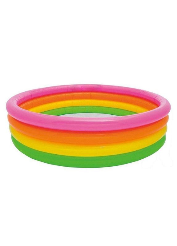 Бассейн детский надувной круглый "Веселые колечки" размер 168 х 46 см (56441) Intex (362433842)