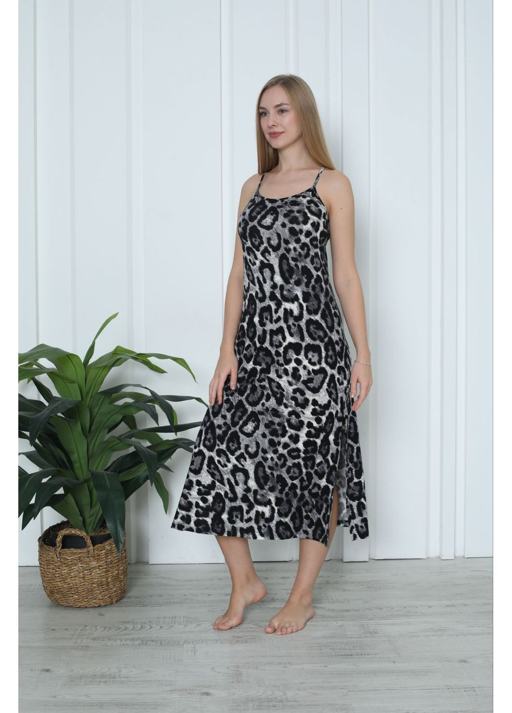 Женская длинная туника с разрезами Nicoletta (349444364)