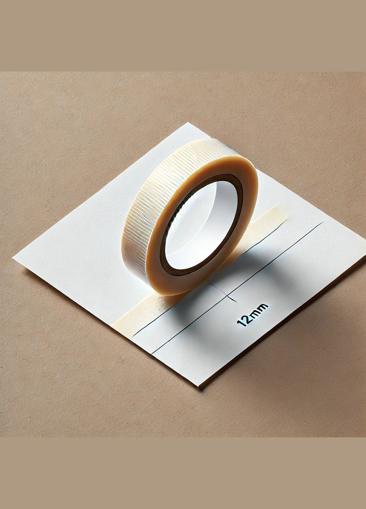 Двостороння клейка стрічка на паперовій основі 12 мм х 10 м, 80 мкм, упаковка 85 шт. No Brand (316091810)