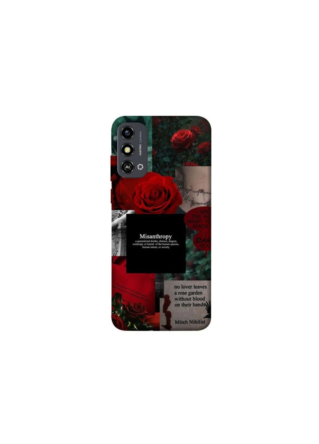 Чехол на ZTE Blade A53 Misanthropy Frontalka (379669145)