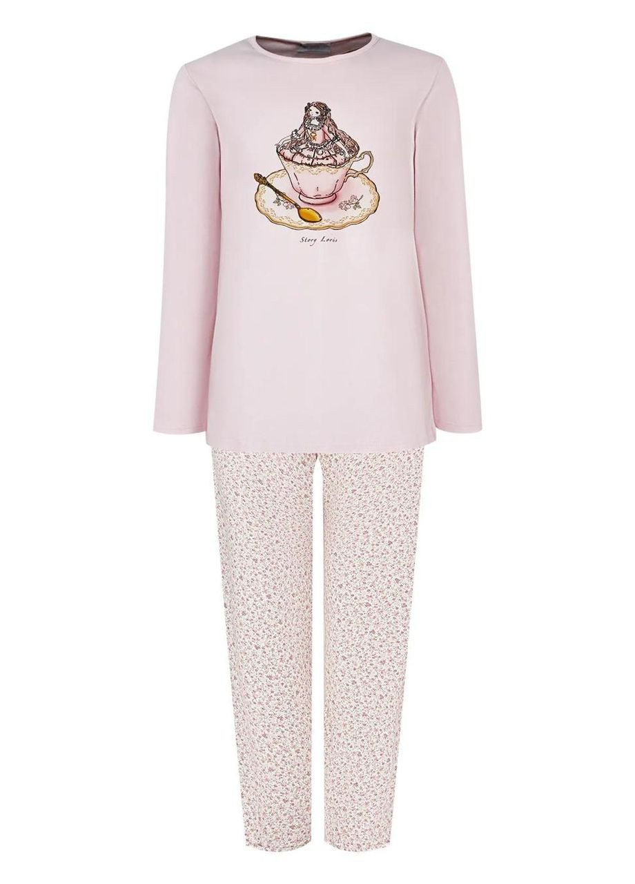 Розовая пижама, ст. 26211, principessa, 12 лет, 152 см Story Loris