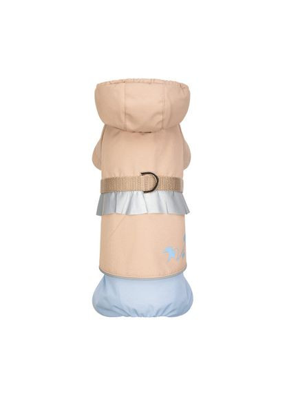 Дождевик Tina для девочек размер XS бежевый/голубой Pet Fashion (333020522)