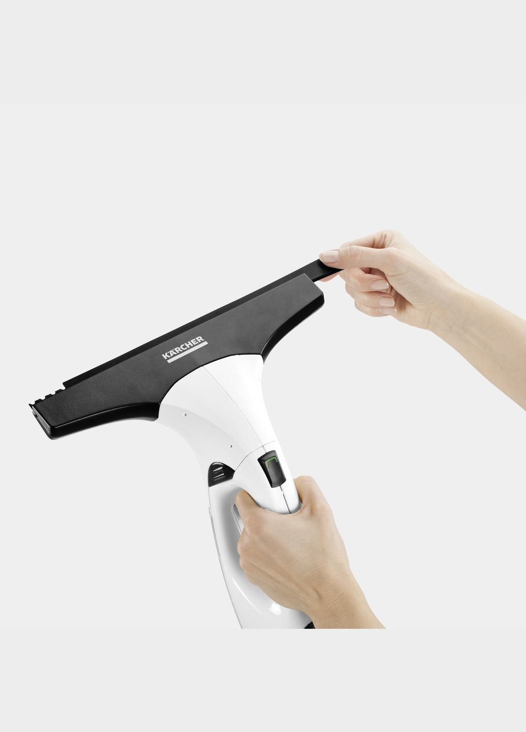 Оконный пылесос WV 2 PLUS NP, вода 0.1л, автон. работа до 35мин, вес-0.6кг, белый KARCHER (314749761)