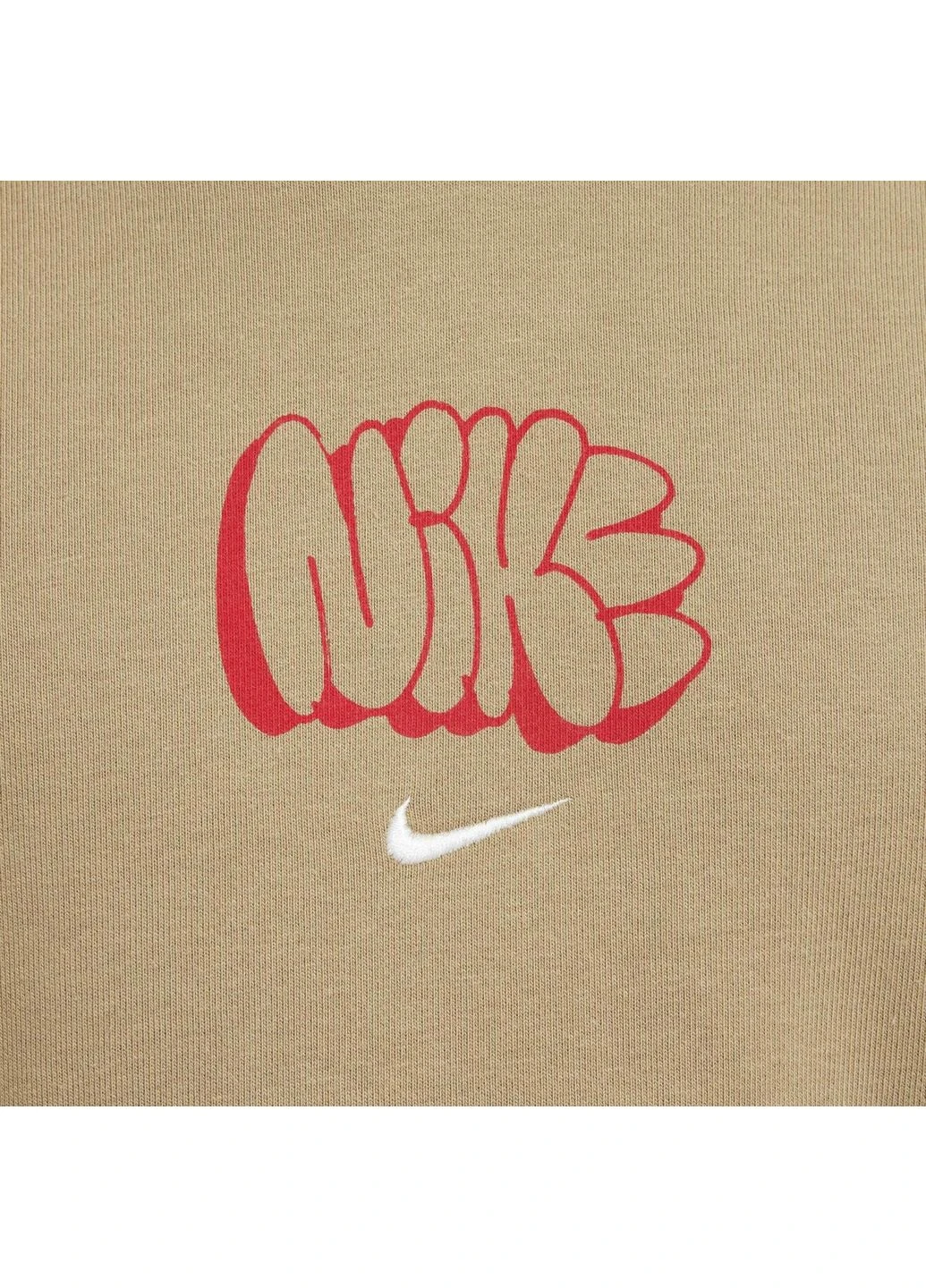Худи оливковое HQ4181-276 Nike SOLO SWOOSH (397847813)