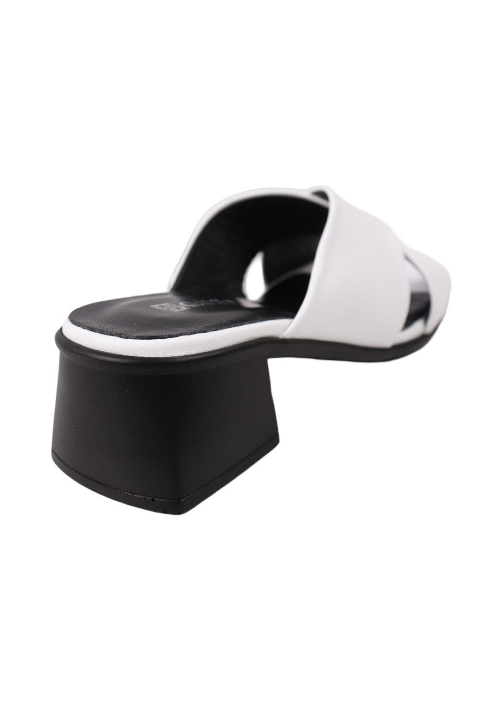 Белые шлепанцы женские белые натуральная кожа Guero