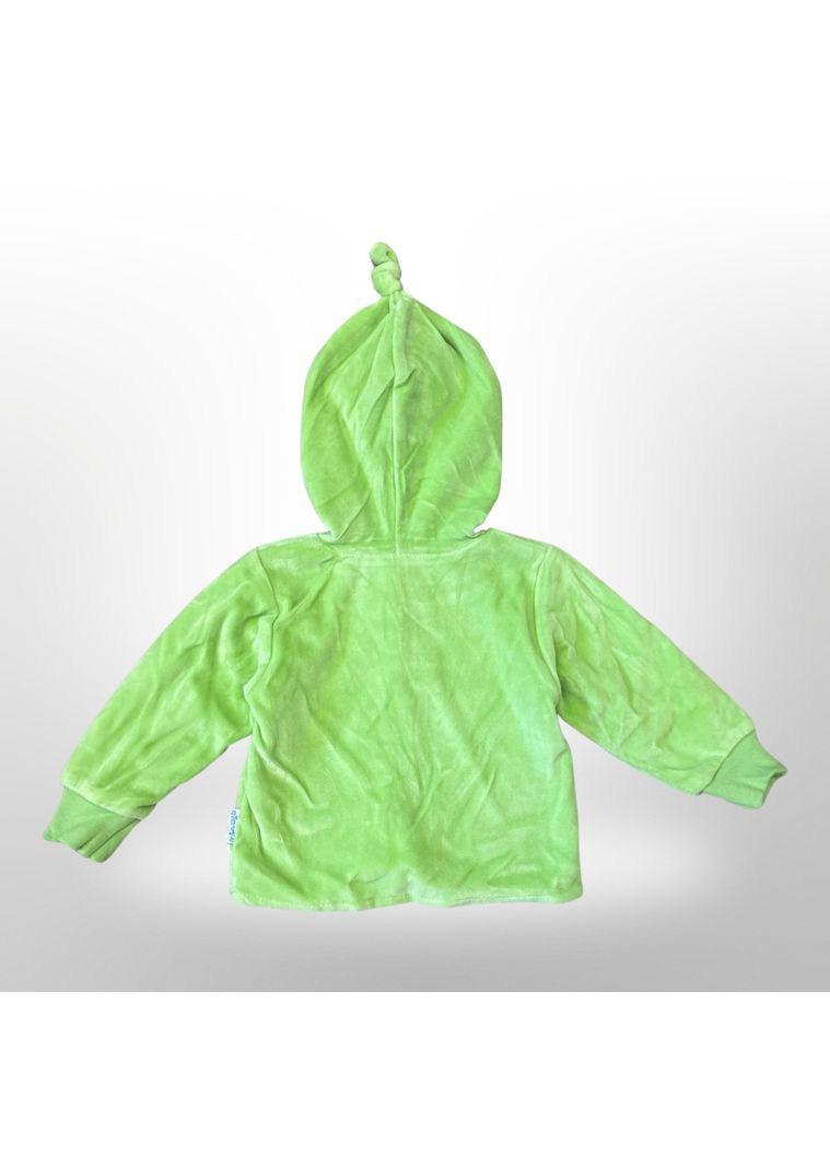 Салатовий демісезонний дитячий велюровий костюм (кофточка + штанці) салатовий (0196) Nicol