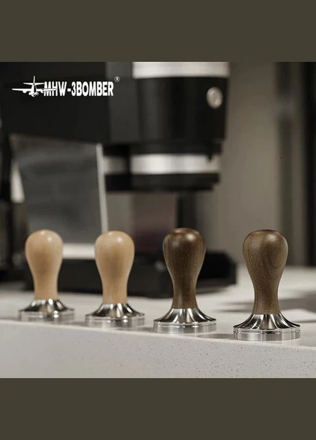 Темпер MHW-3Bomber 51 mm Vase walnut для кофе Рифленый (R-T5209T-VS) No Brand (303974893)
