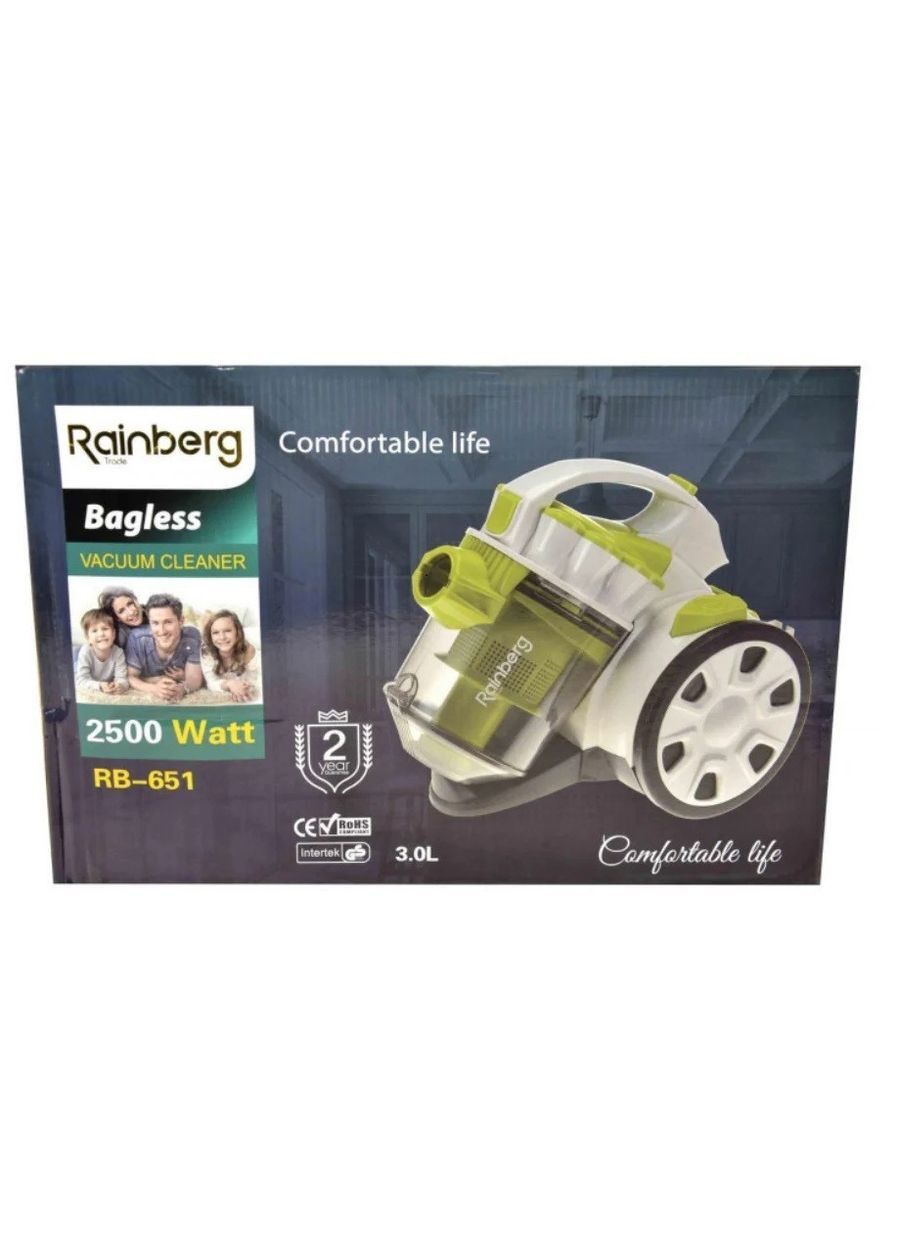 Пылесос без мешка RB-651 контейнерный 2500w Rainberg (323649488)