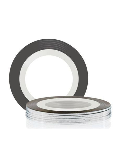 Лента для дизайна ногтей серебро 1 мм. No Brand (296665497)