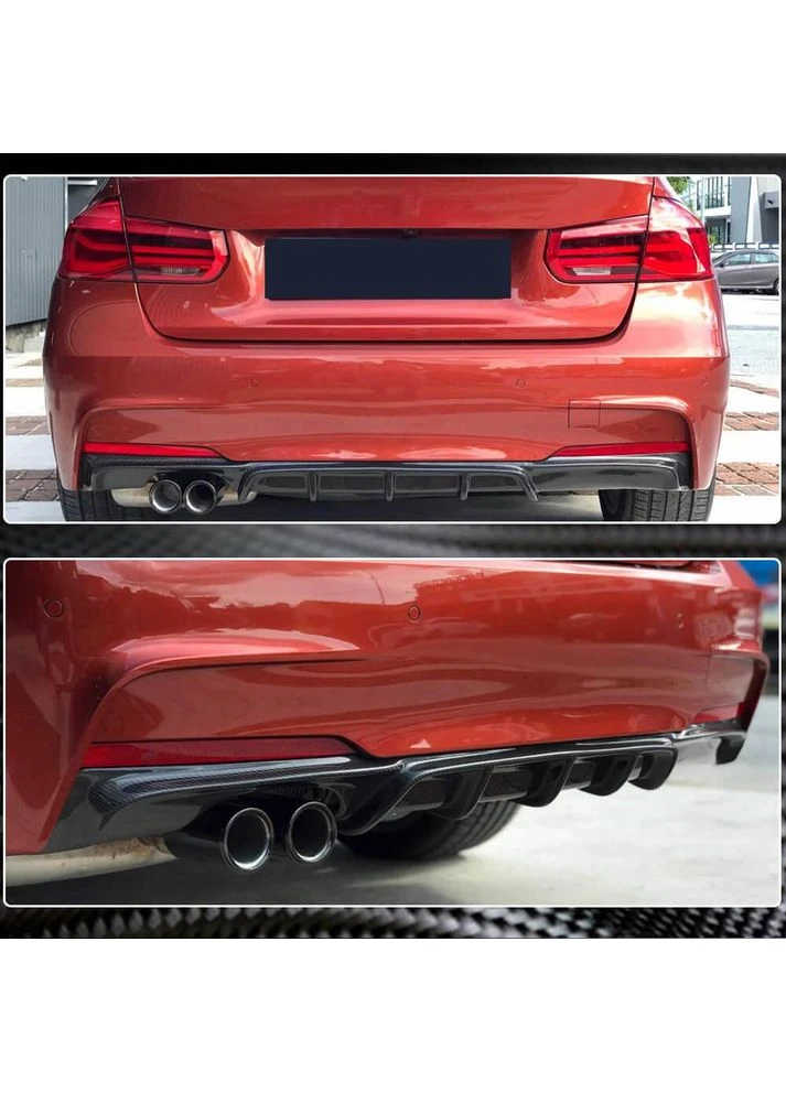 Диффузор заднего бампера V5 (для F30 M-Sport, Карбон) для 3 серия F30/F31 2012-2019 гг BMW (392729036)