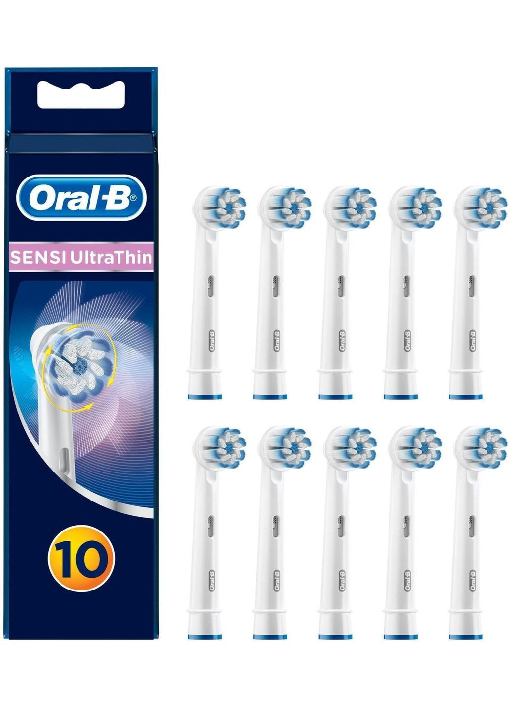 Насадки для электрических зубных щеток OralB Sensi UltraThin (10 шт) Oral-B (280265719)