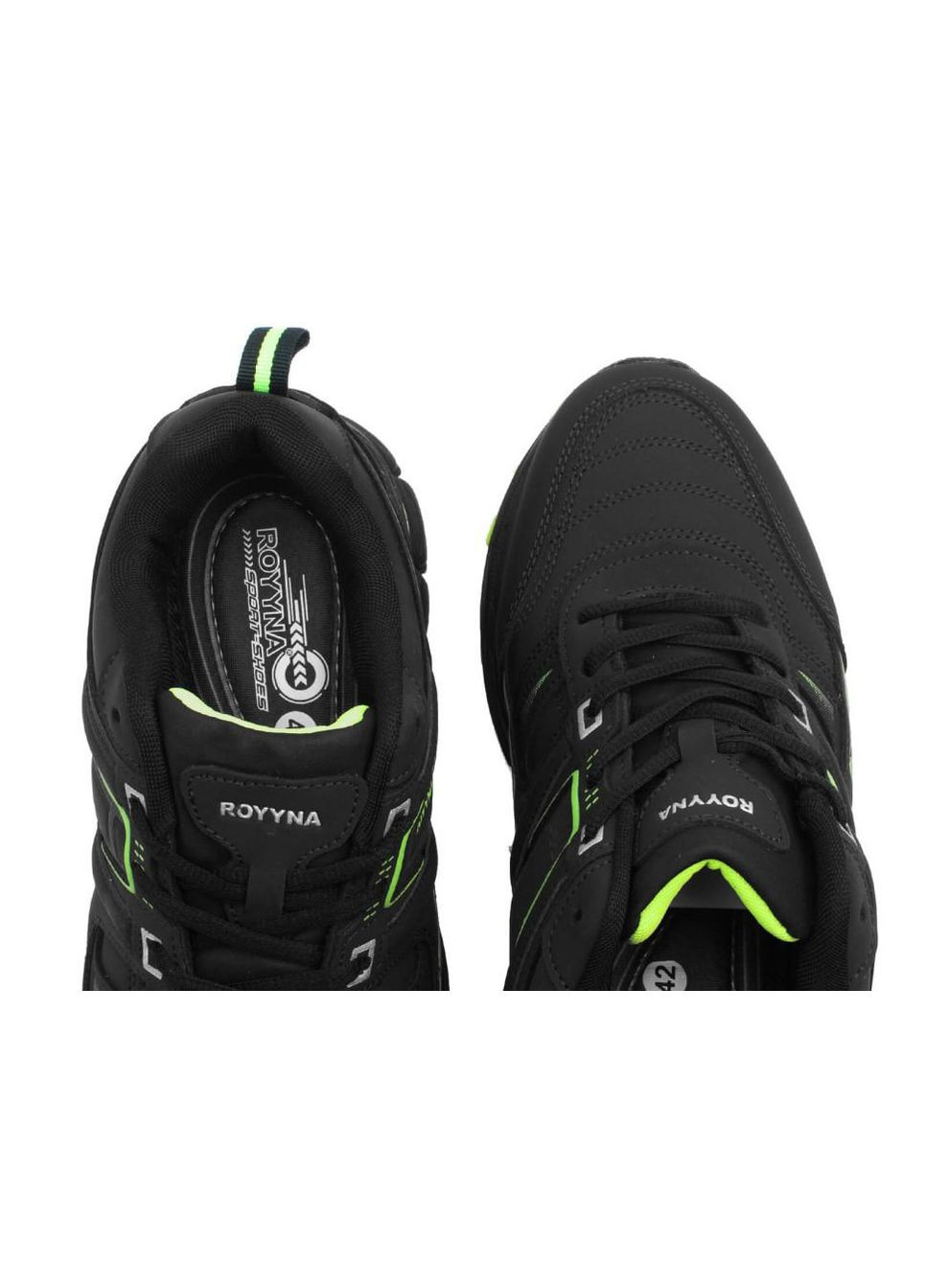 Чорні кросівки 7243058 46 колір чорний Royyna