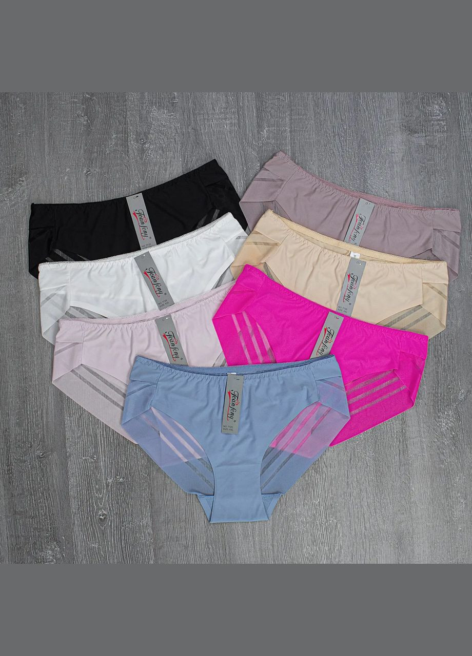 Набір жіночих трусиків з сіткою 5 шт Lavolle Сліп (315786988)