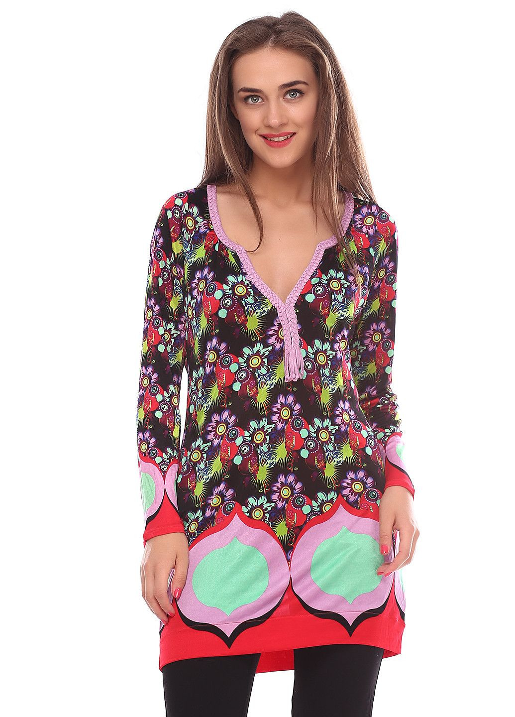 Туніка Чорно-червоний Custo Barcelona (322029213)