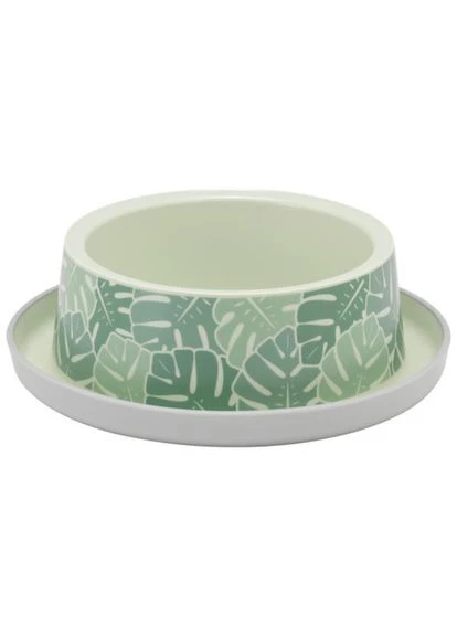 Миска для собак та котів Trendy Dinner Eden пластикова зелена Ø 17x5.3 см 350 мл H131379CA Moderna (266423285)