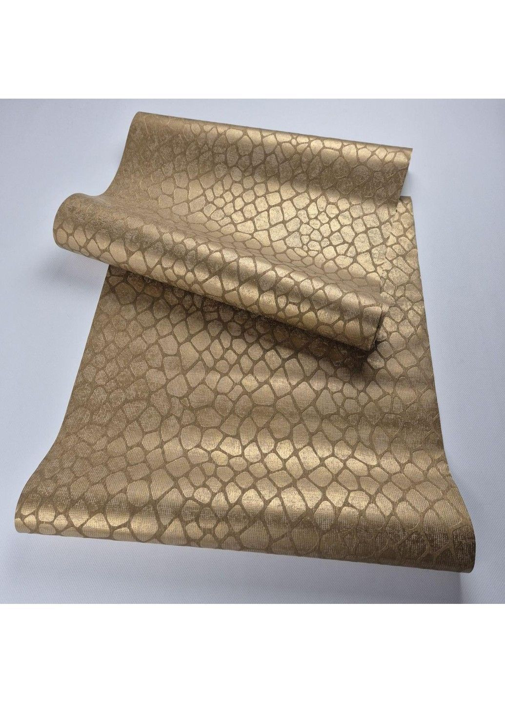 Шпалери вінілові 0.53 × 10.05 м 59115, золотисті для спальні, вітальні, кабінету MARBURG (368895856)