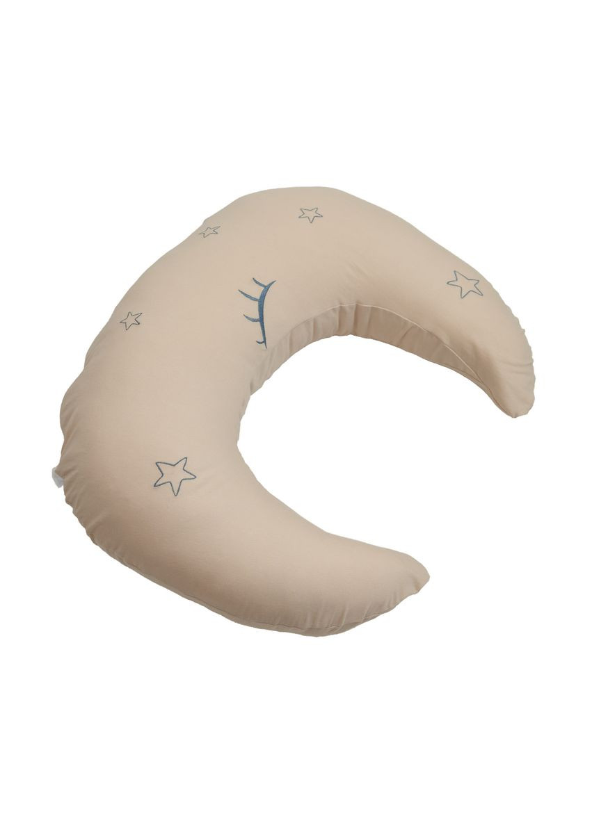 Подушка для беременных и кормления Moon, трикотаж, 60х68х18 см, бежевый () Twins 1204-TM-02 (360900044)
