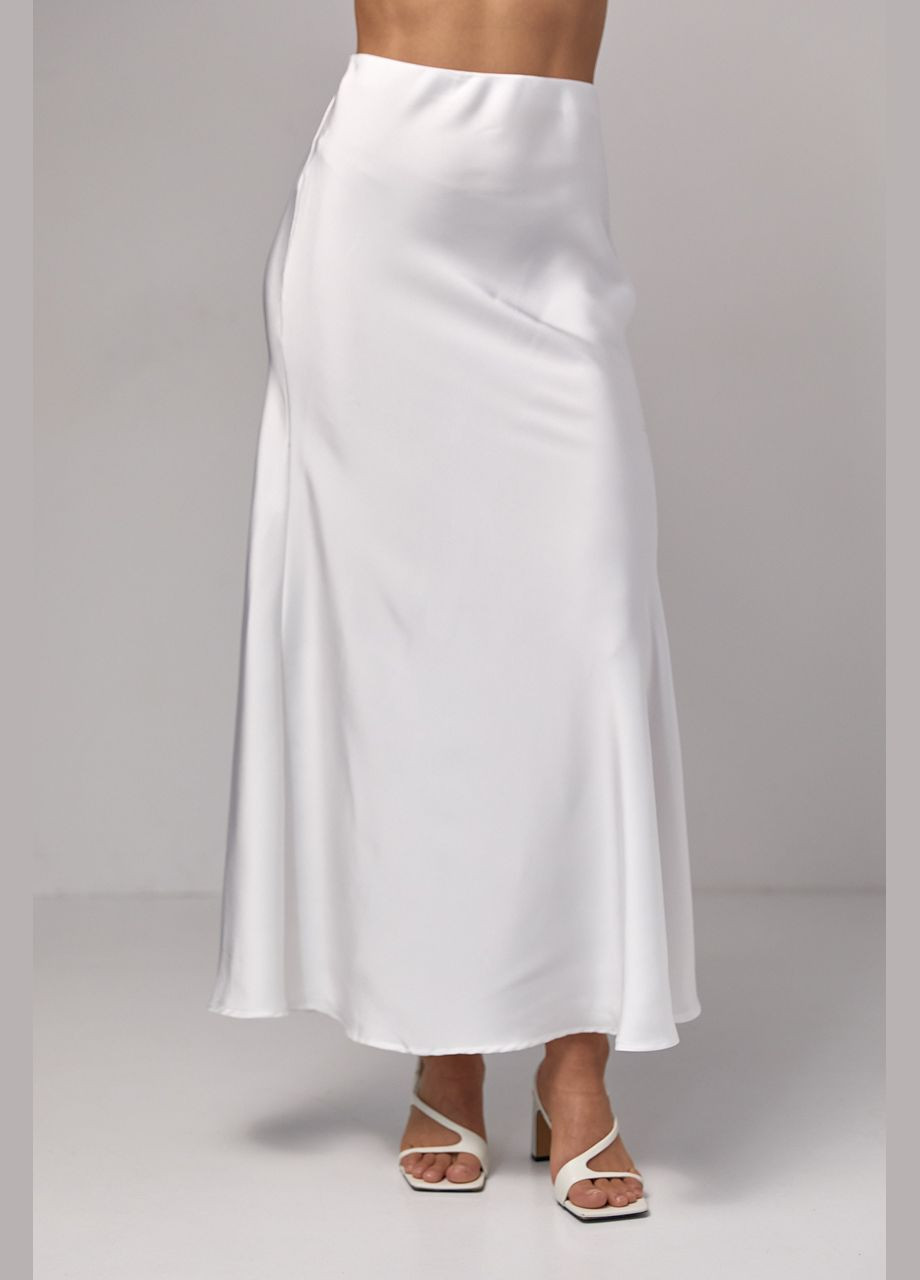 Белая повседневный юбка Lurex