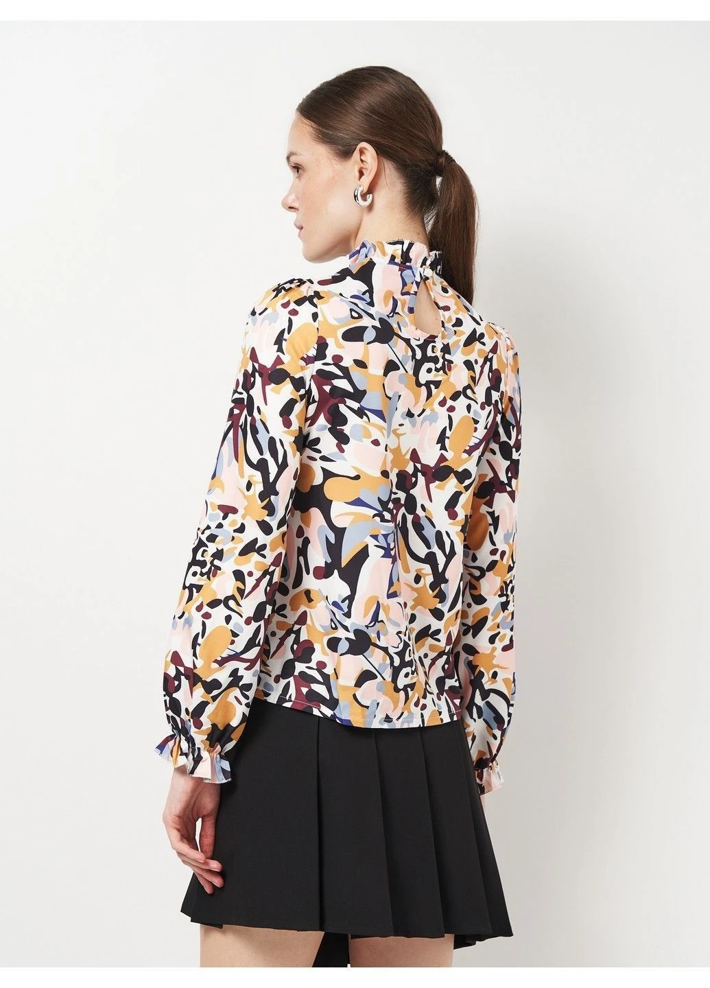 Комбинированная блуза SHEIN