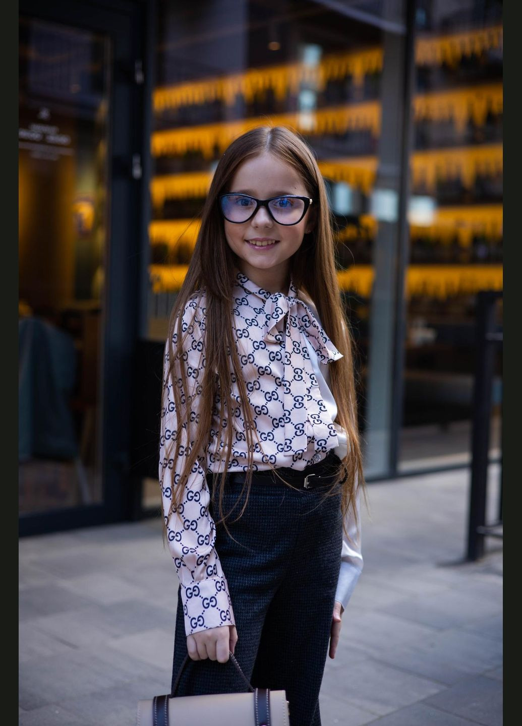 Брюки Палаццо трикотаж "Гусяча лапка" IRmAS шкільні (329999016)