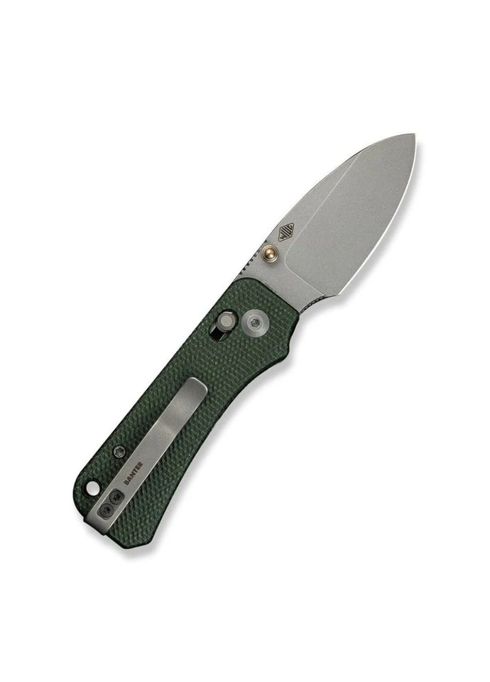 Складной нож карманный Baby Banter 2, (5.9 см) Nitro-V / Micarta темно-зеленый Civivi (392458094)
